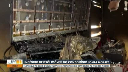 Família de São Luís perde tudo em incêndio e vive de doações; moradores combateram fogo com baldes